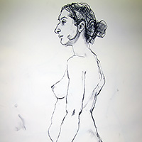 Life Drawing in Charcoal